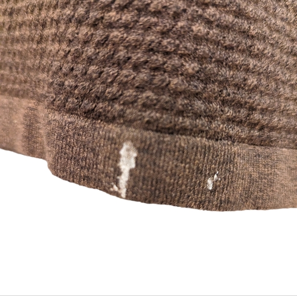 Prana🤎 Bryce Bluff Midi Faux Wrap Sweater Dress in Camel Sz Medium. - Picture 8 of 11